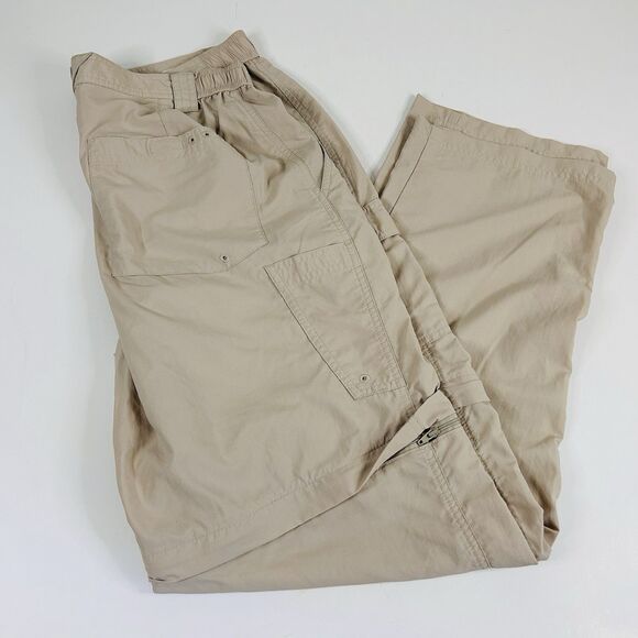Columbia PFG 32 x 30 Convertible Pants Shorts Beige Fishing Outdoors Nylon - Picture 1 of 7